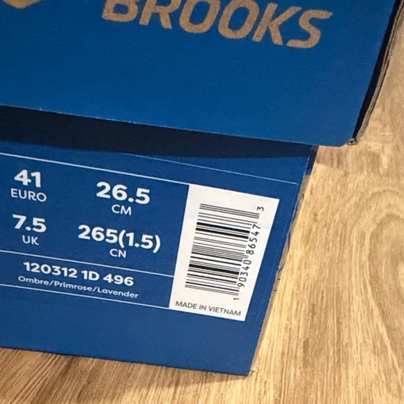 Brooks Women's 9.5 WIDE Gray and Navy Running Shoes - Picture 15 of 15